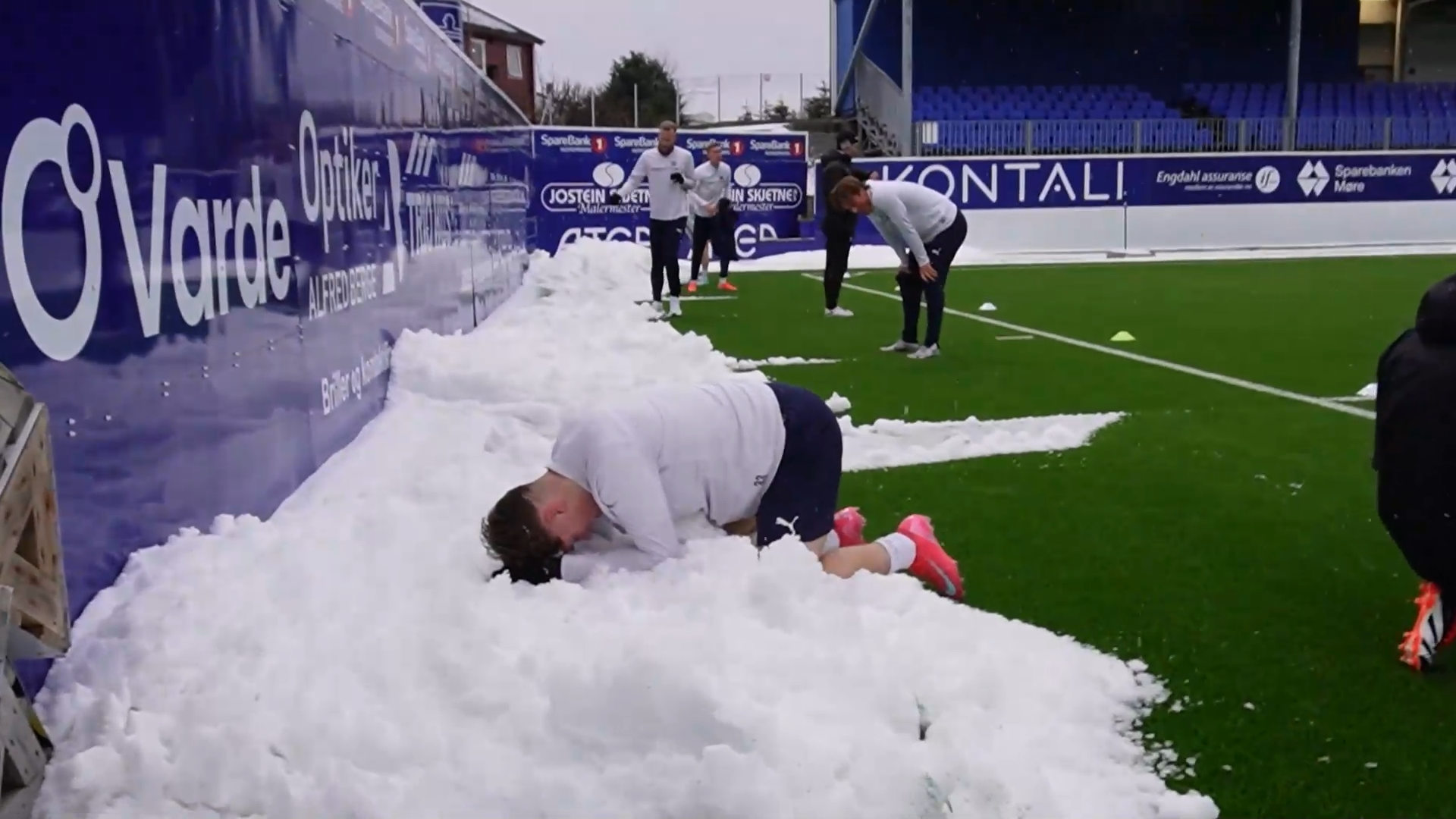 Årets første trening og løpetest for KBK-gutta